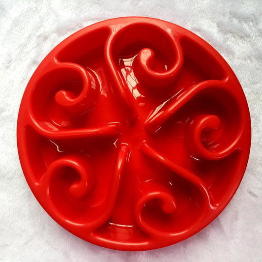 Slow Feeder Dog Bowl – Anti-Gulp Maze Bowl for Healthier Eating