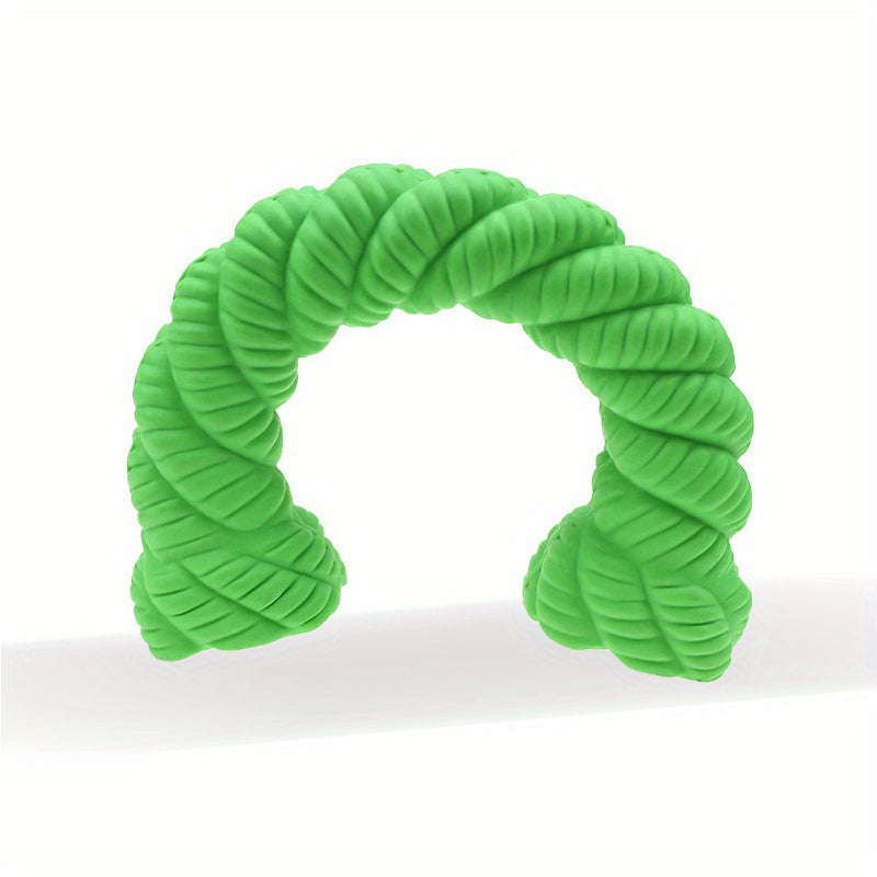 Tough Natural Rubber Chew Toy for Aggressive Chewers – Horseshoe Shape – photo 7
